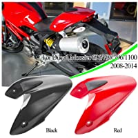 FATExpress Asiento Trasero del Pasajero del Asiento Trasero para 2009-2012 Ducati Monster 696 795 796 1100 2010 2011…